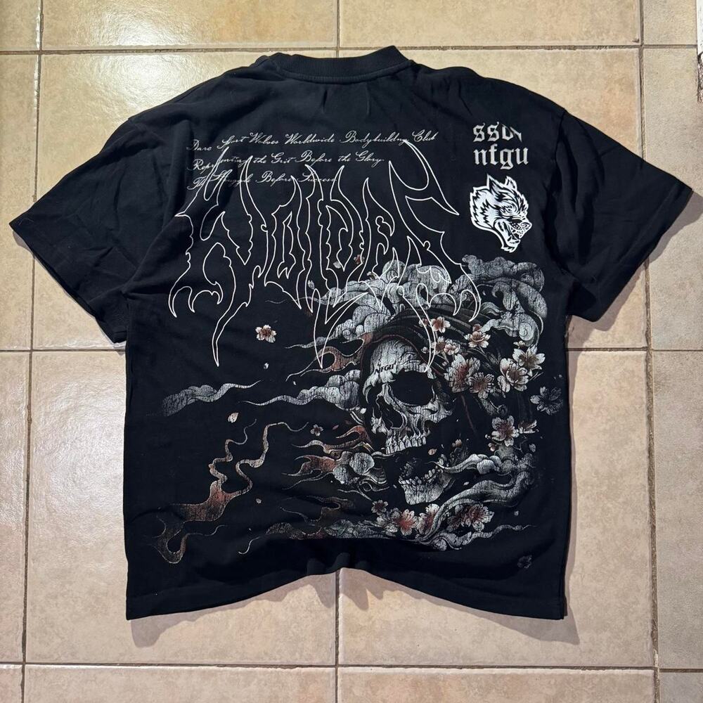 Y2k darc sport wolf black graphic tee Size XL in Mens